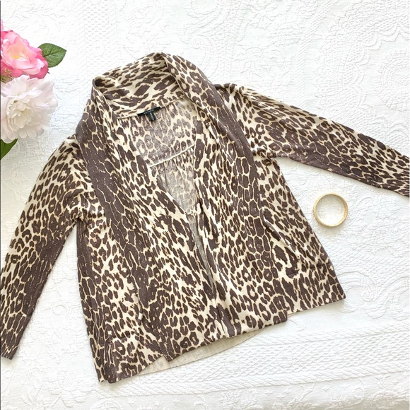 Elie Tahari Silk Cashmere Animal Print Sweater XS - Picture 3 of 14